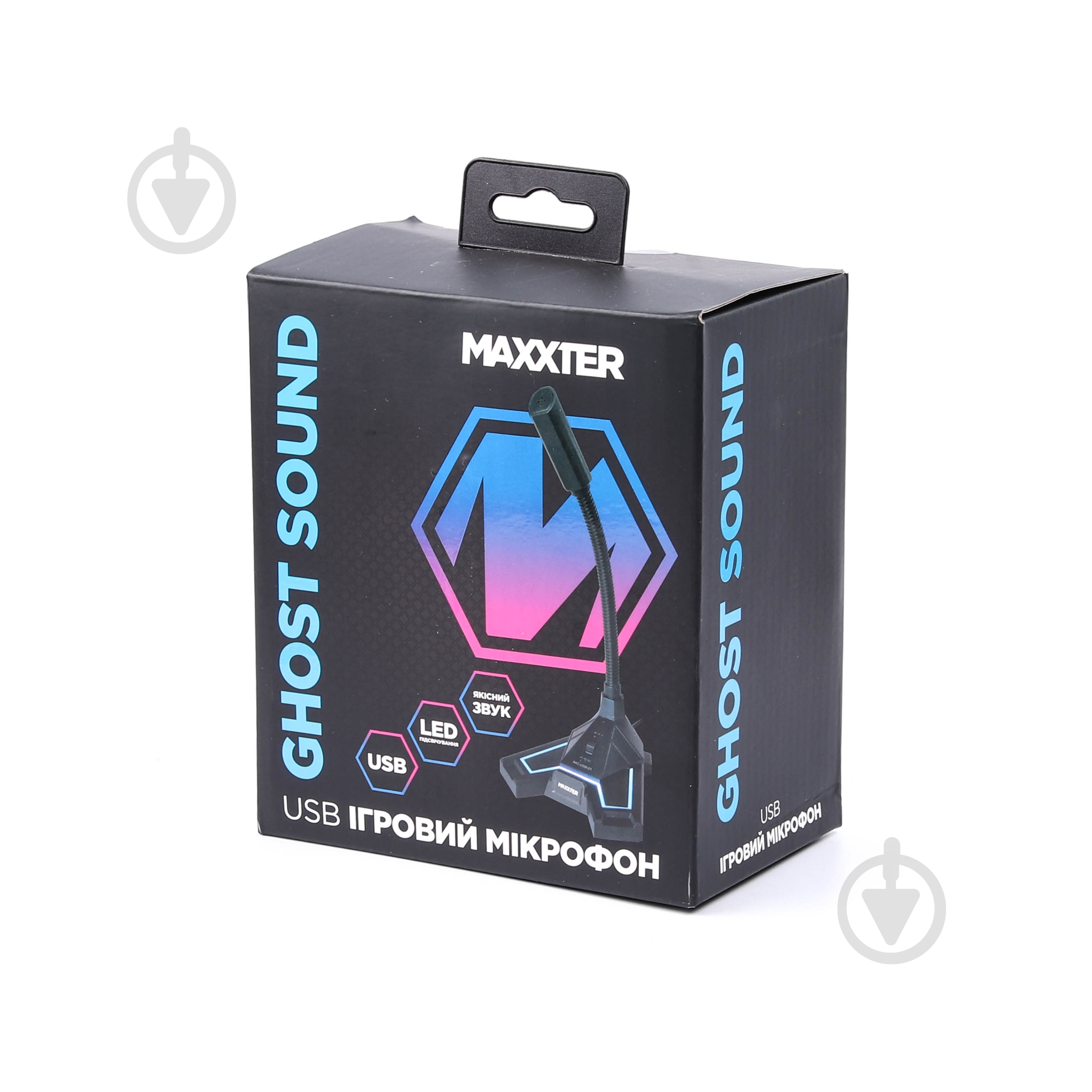 Микрофон Maxxter Ghost Sound USB настольный игровой (Ghost Sound) - фото 4