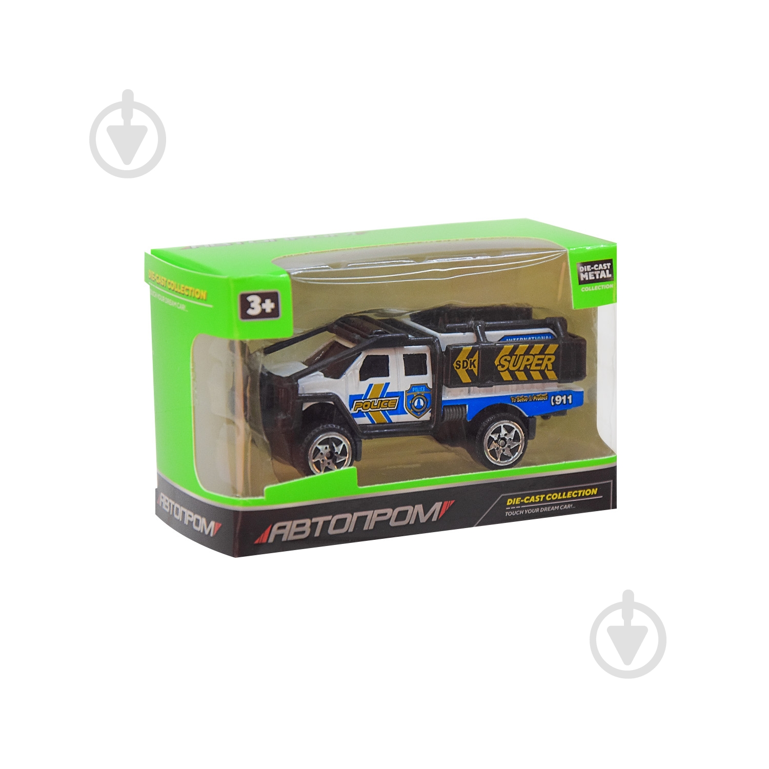 Набор металлических машин Автопром 1:64 7627A - фото 10