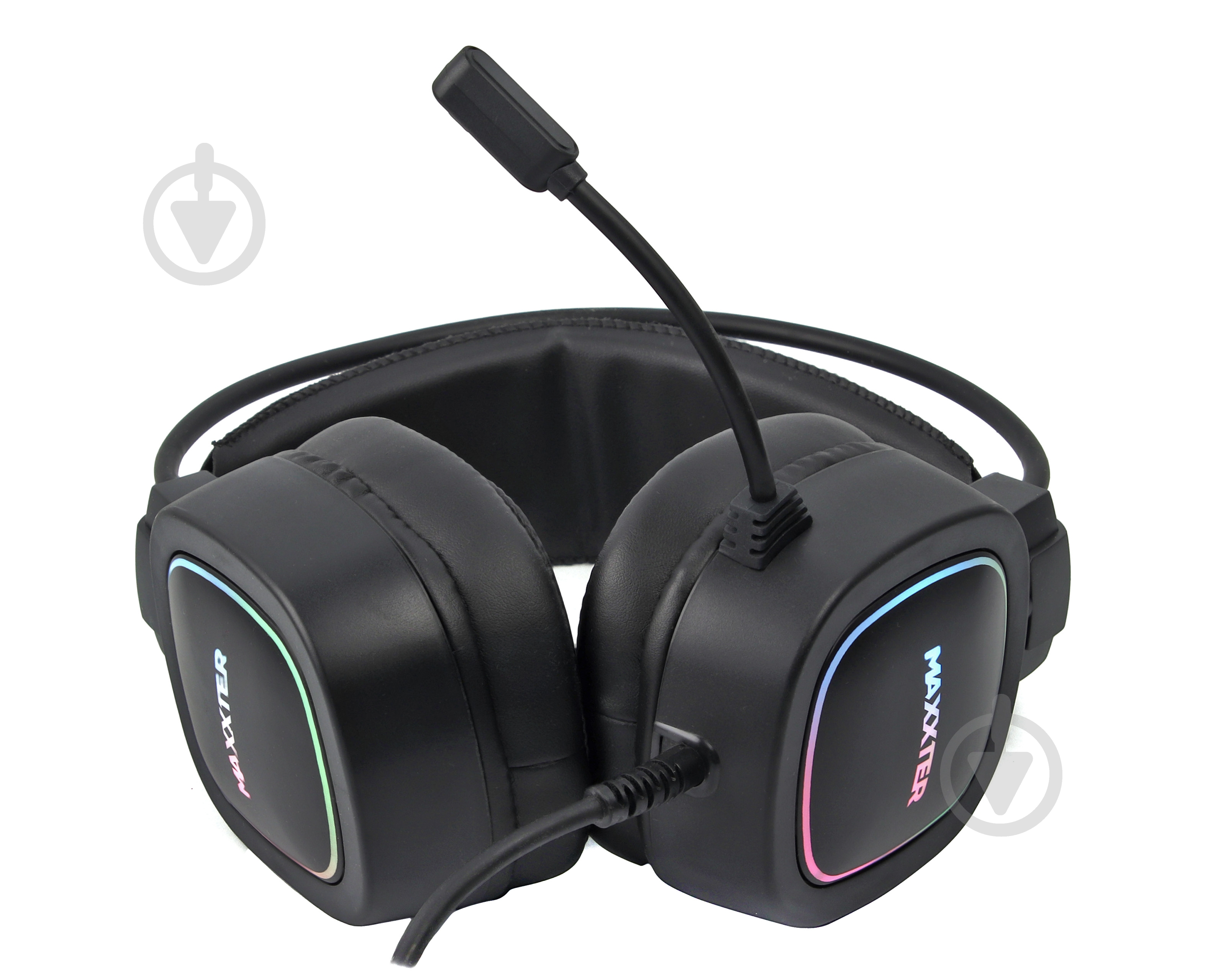 Навушники Maxxter Ghost Helmet black USB 7.1 RGB підсвічування - фото 3