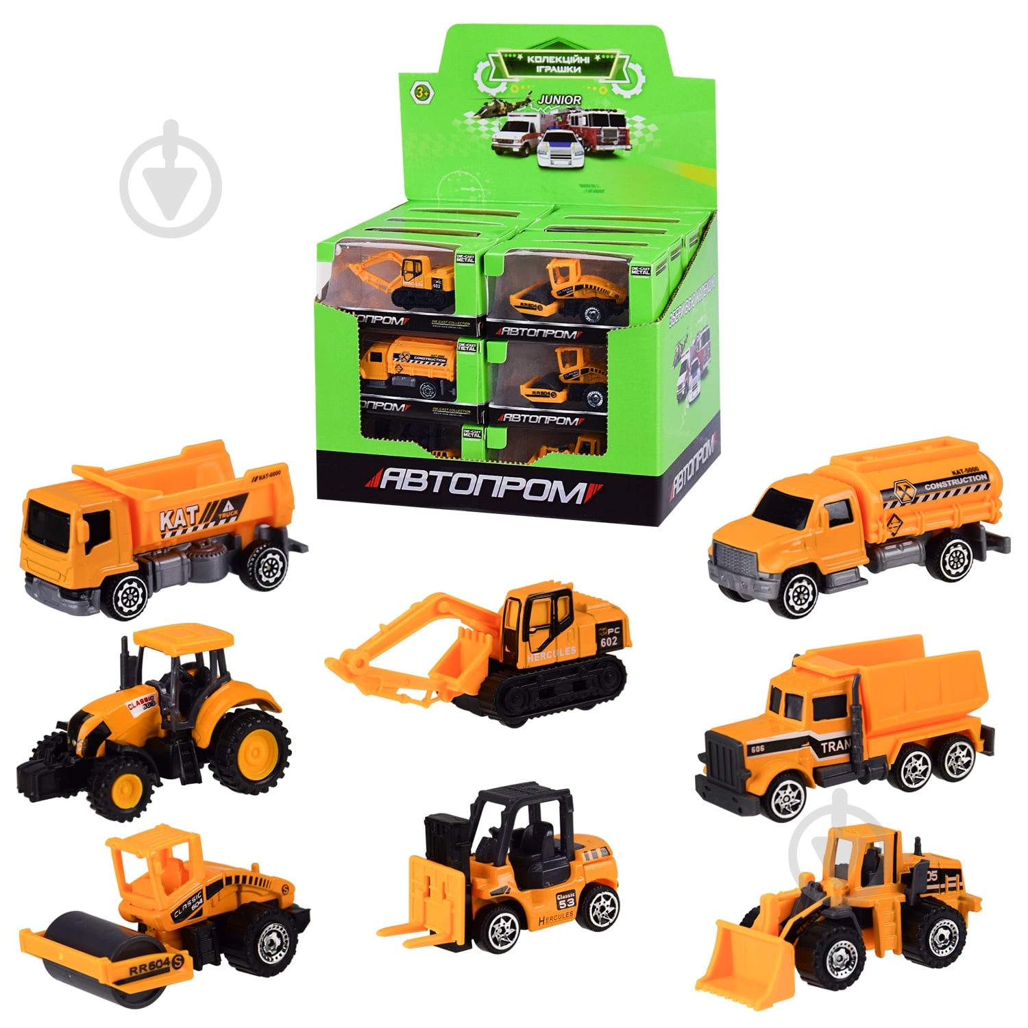 Автомодель Автопром 1:64 в ассортименте 7526B - фото 1