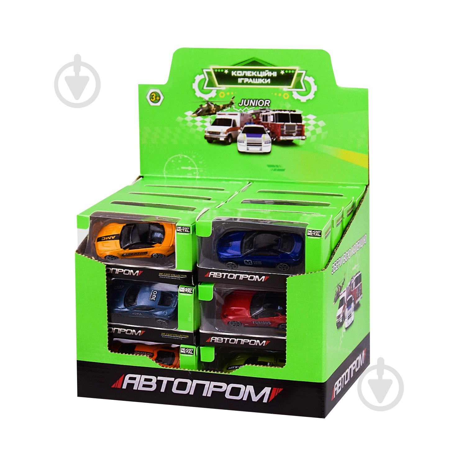 Машинка Автопром 1:64 играшкова металева 7519S - фото 3 Машинка Автопром 1:64 играшкова металева 7519S - фото 3