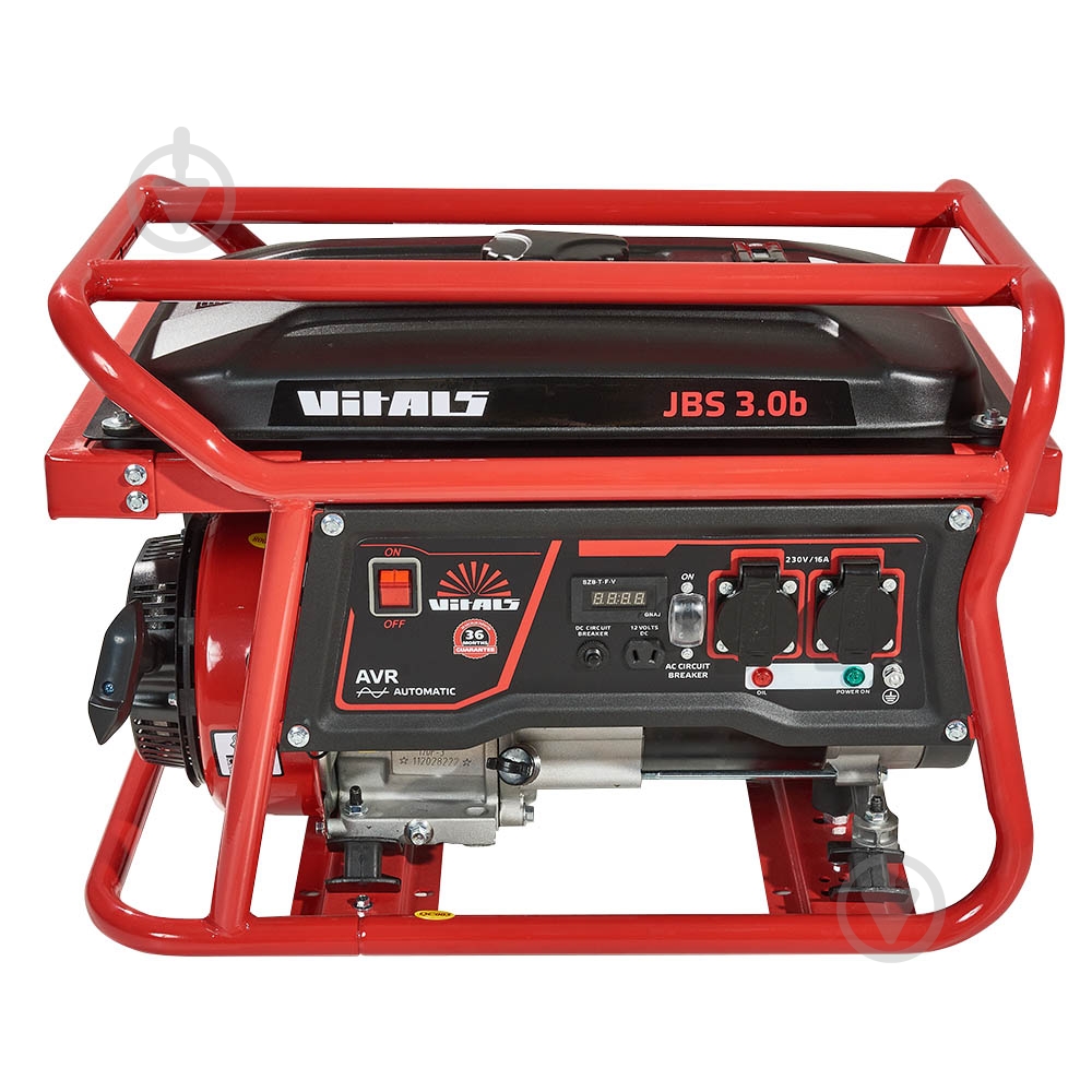 Генератор бензиновий Vitals 3 кВт / 3,2 кВт 230 В JBS 3.0b - фото 1