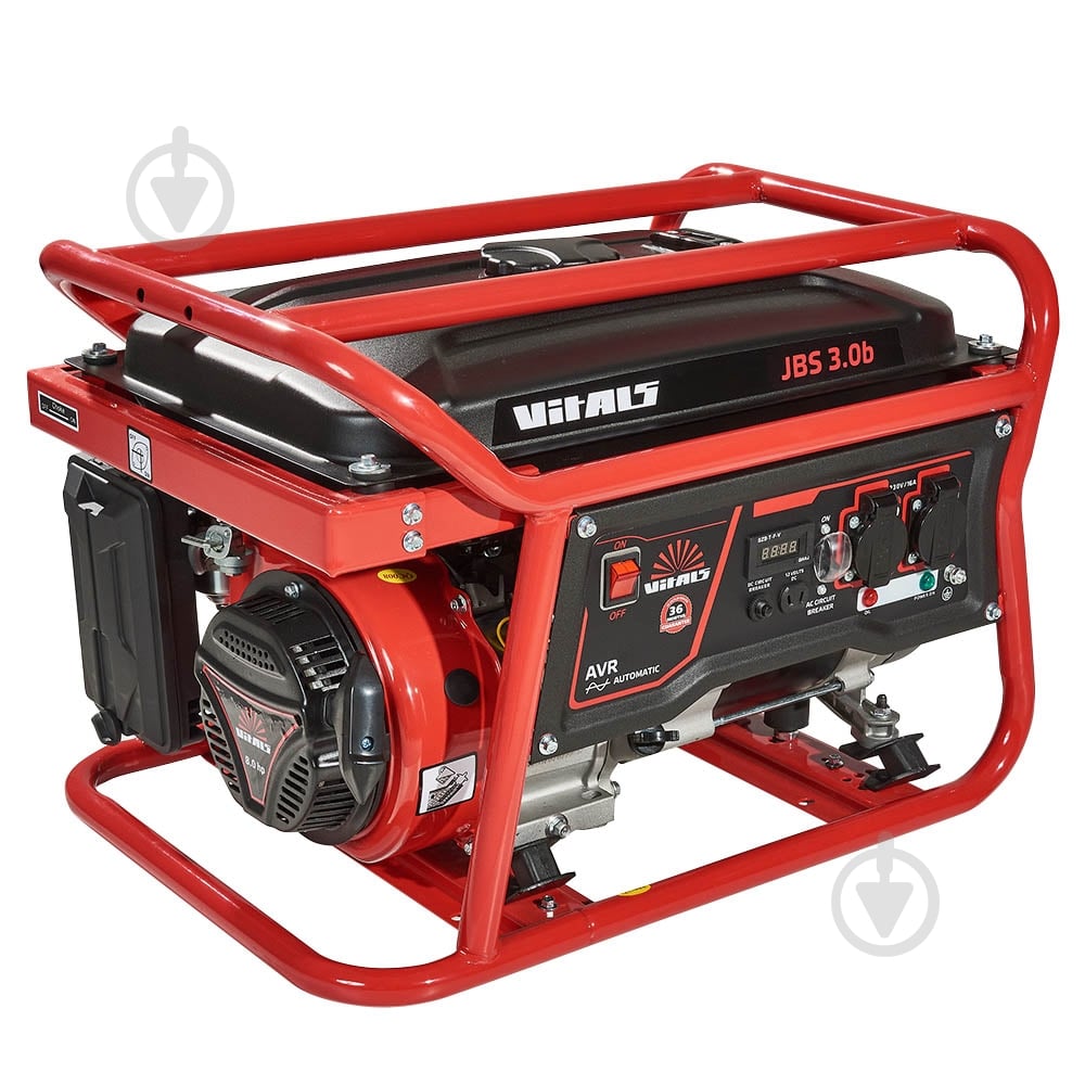 Генератор бензиновий Vitals 3 кВт / 3,2 кВт 230 В JBS 3.0b - фото 4