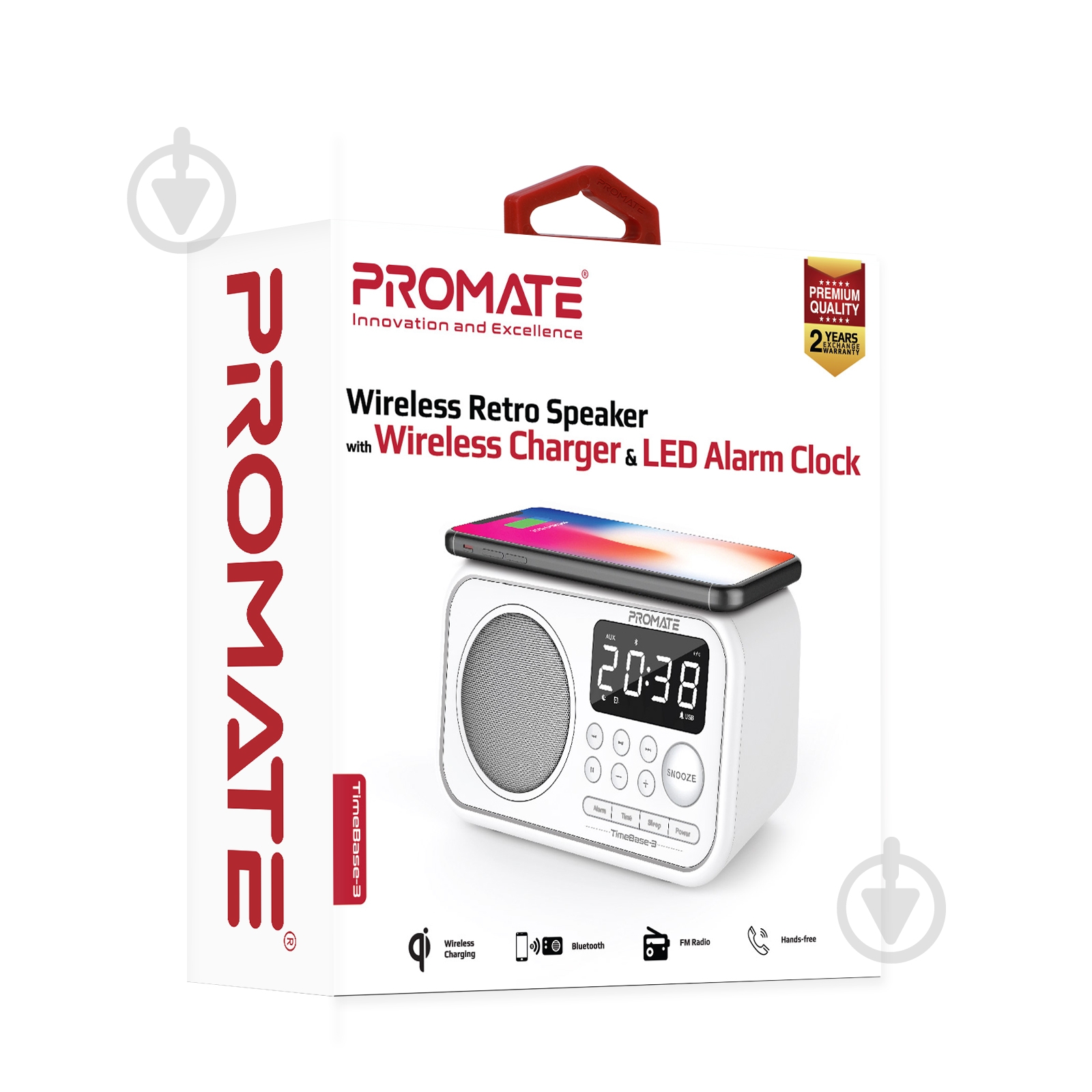 Акустика Promate TimeBase-3 1.1 white (timebase-3.white) - фото 9 Акустика Promate TimeBase-3 1.1 white (timebase-3.white) - фото 9