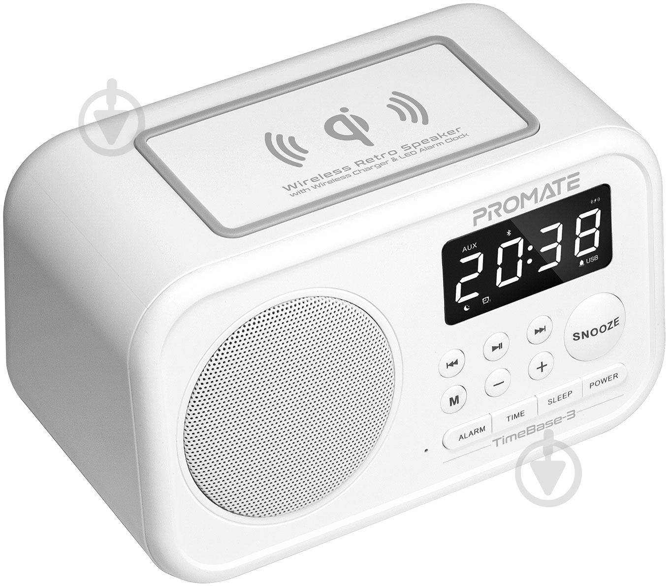 Акустика Promate TimeBase-3 1.1 white (timebase-3.white) - фото 1 Акустика Promate TimeBase-3 1.1 white (timebase-3.white) - фото 1