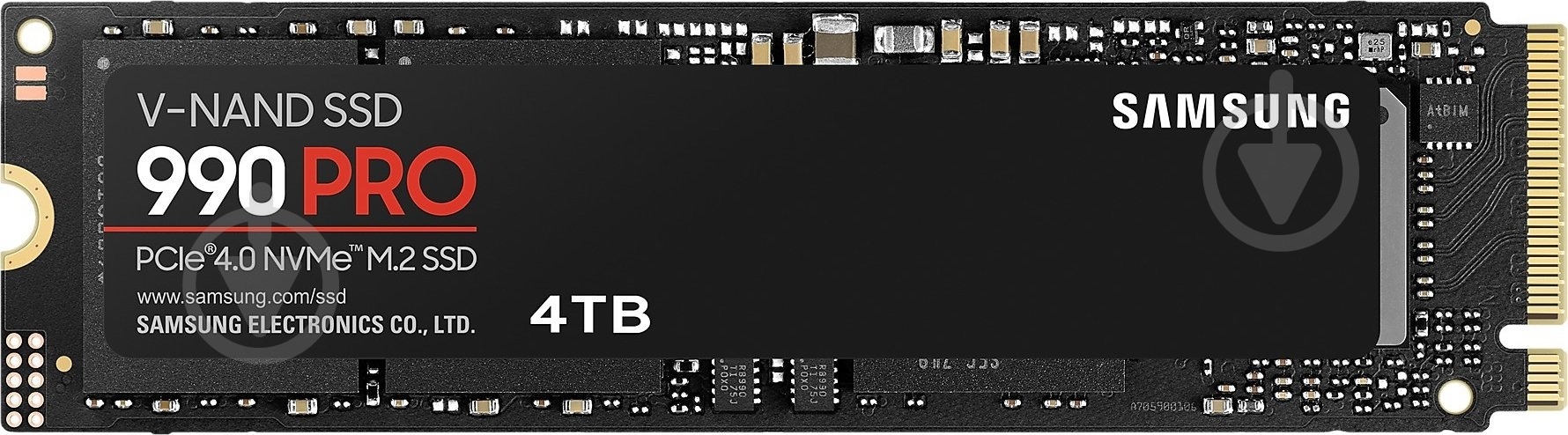 SSD-накопитель Samsung 990 PRO 4000GB M.2 PCI Express 4.0 x4 V-NAND (MZ-V9P4T0BW) - фото 1