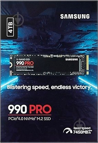 SSD-накопитель Samsung 990 PRO 4000GB M.2 PCI Express 4.0 x4 V-NAND (MZ-V9P4T0BW) - фото 5