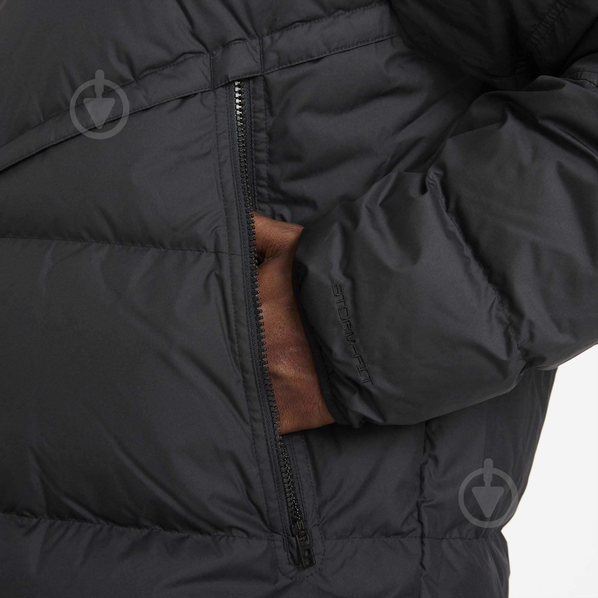 Куртка мужская Nike M NSW SF WINDRUNNER HD JKT DD6795-010 р.M черная - фото 10