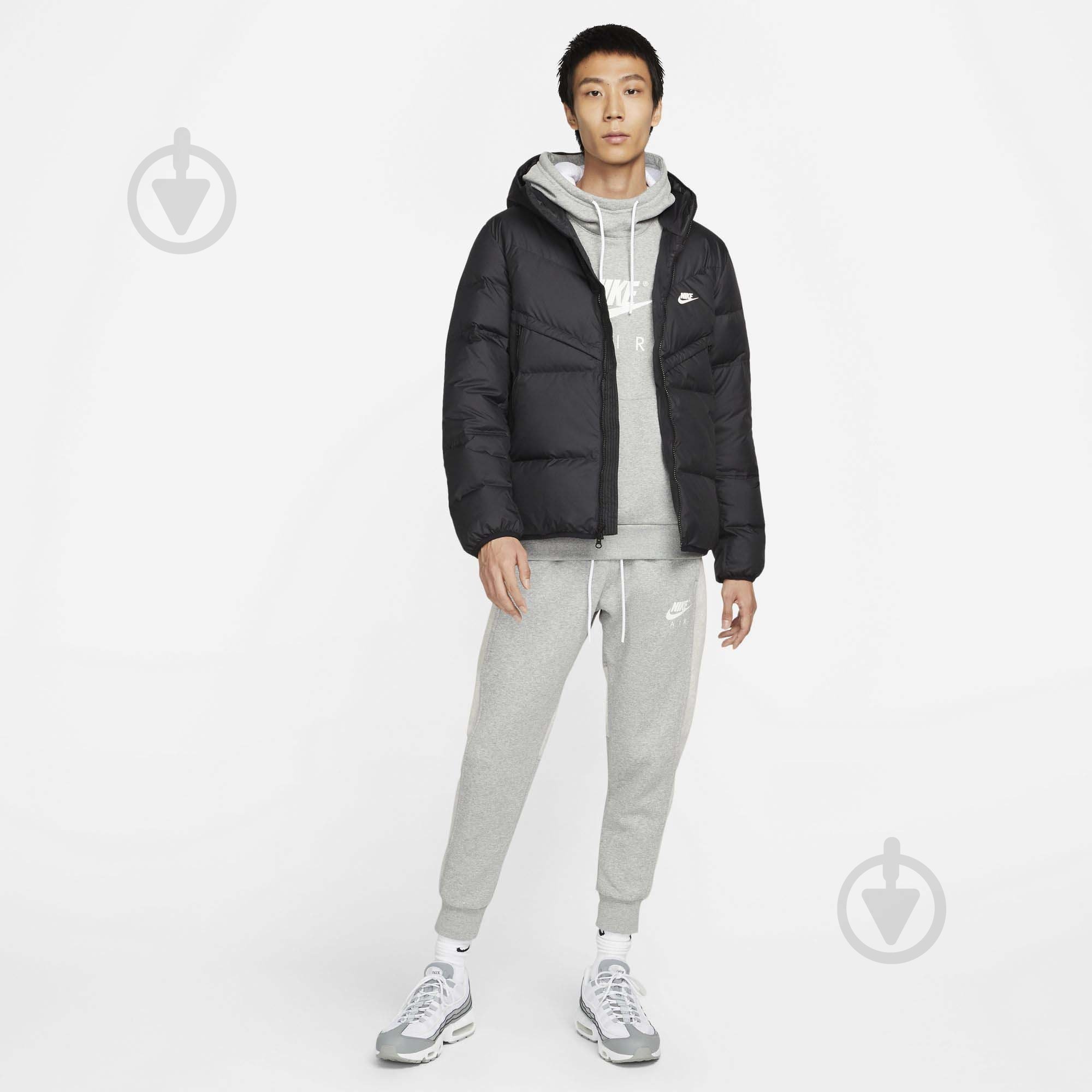 Куртка мужская Nike M NSW SF WINDRUNNER HD JKT DD6795-010 р.M черная - фото 6