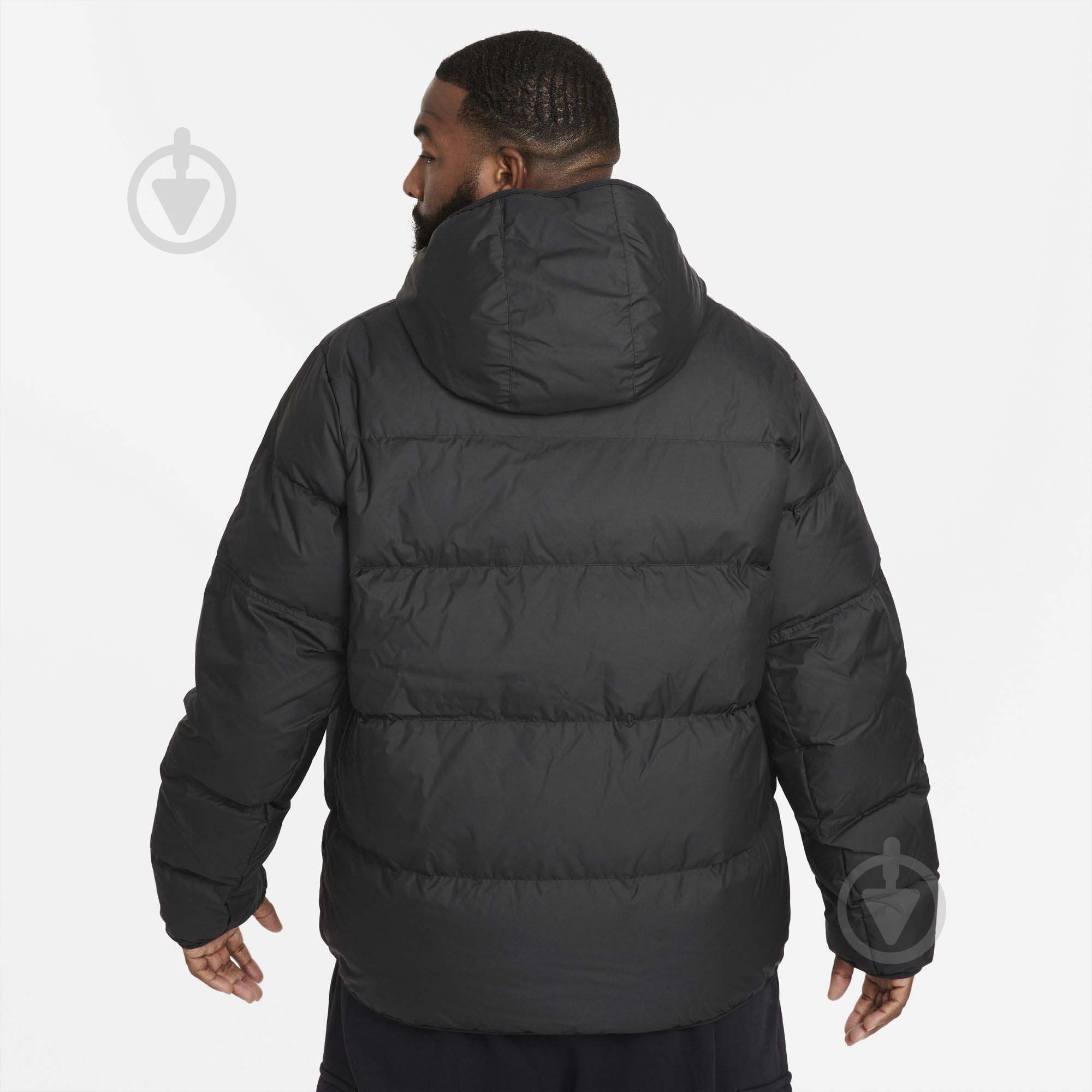 Куртка мужская Nike M NSW SF WINDRUNNER HD JKT DD6795-010 р.M черная - фото 8