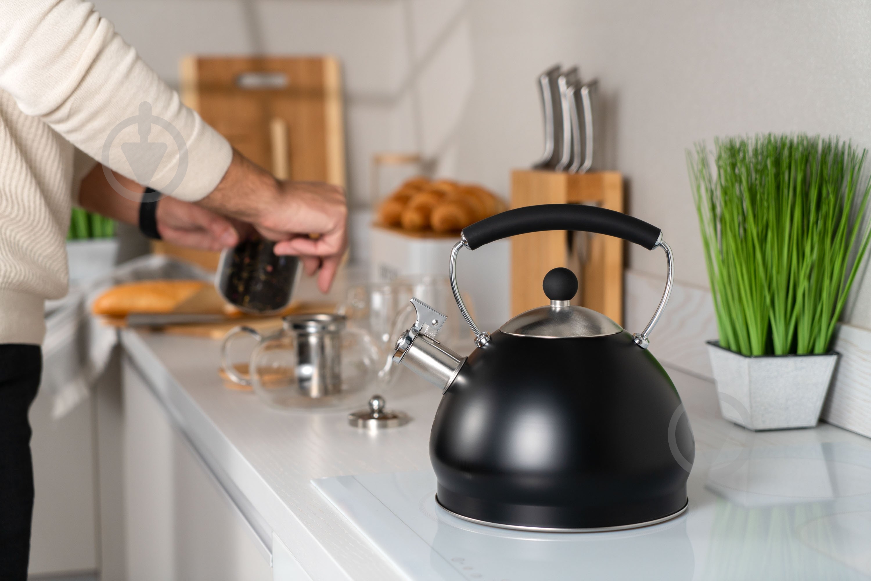 Чайник Ardesto Black Mars 3 л черный AR0748KS - фото 5