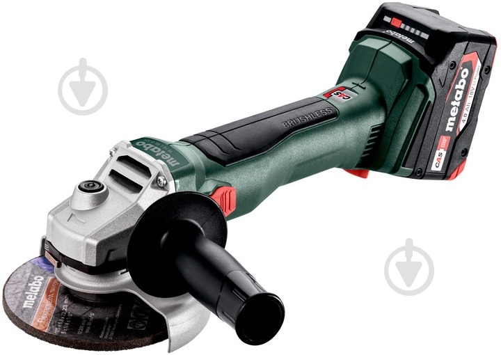 Болгарка (угловая шлифмашина) Metabo W 18 L BL 9-125 602374510 - фото 1