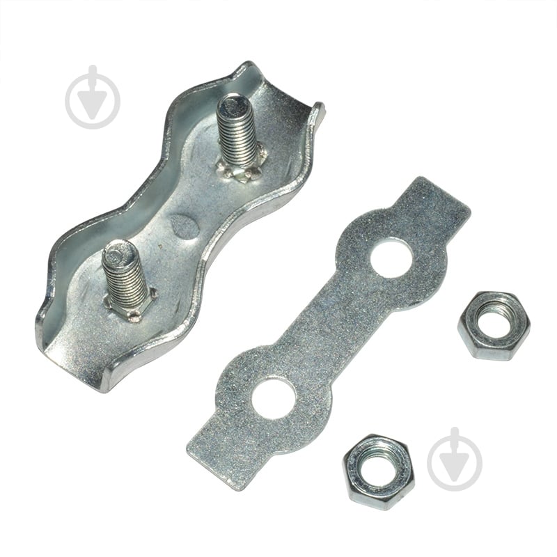 Зажим для троса двойной 6 мм - фото 2