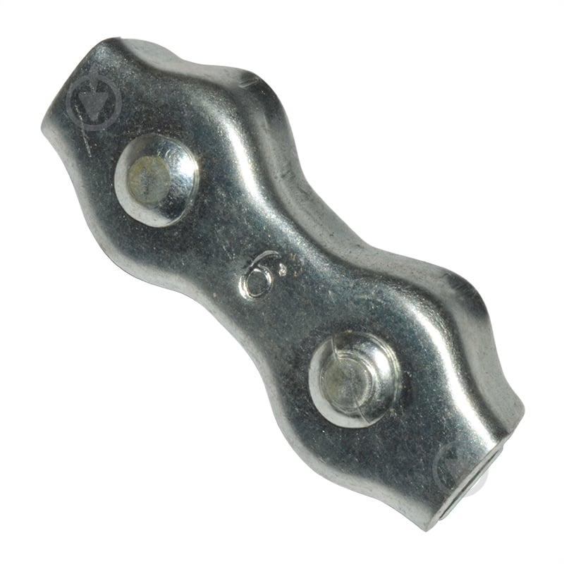 Зажим для троса двойной 6 мм - фото 1