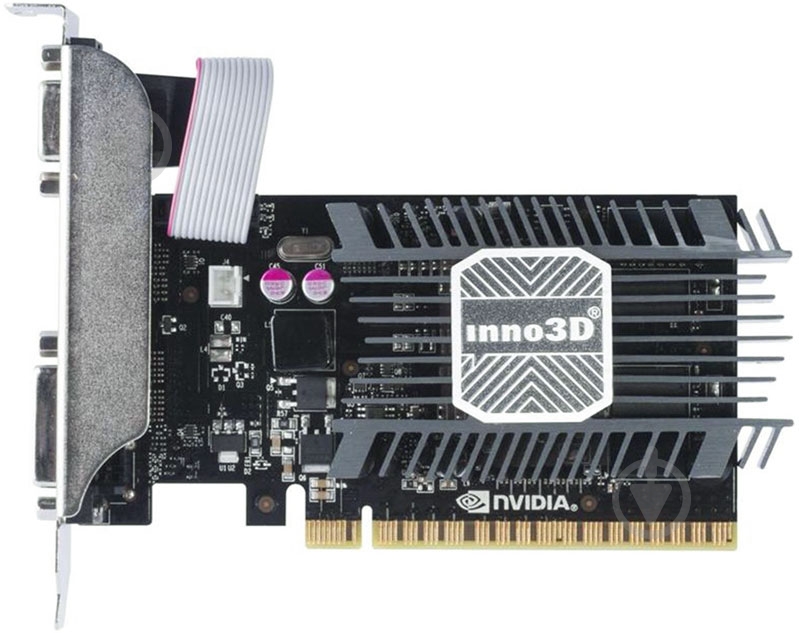 Видеокарта Inno3D GeForce GT 730 LP 2GB GDDR3 64bit (N730-1SDV-E3BX) - фото 1 Видеокарта Inno3D GeForce GT 730 LP 2GB GDDR3 64bit (N730-1SDV-E3BX) - фото 1