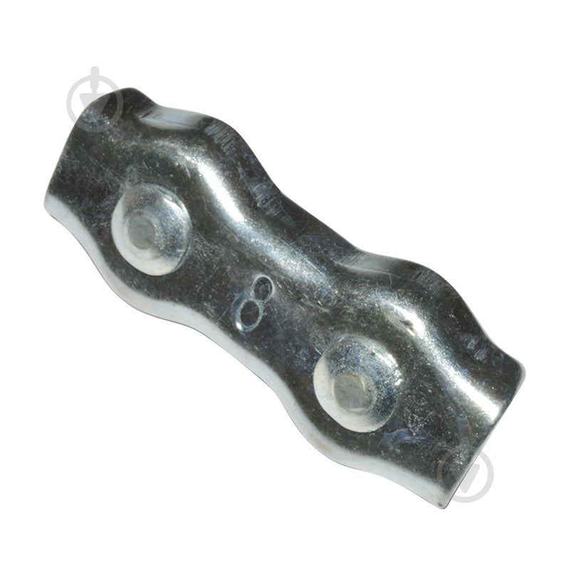 Зажим для троса двойной 8 мм - фото 1 Зажим для троса двойной 8 мм - фото 1