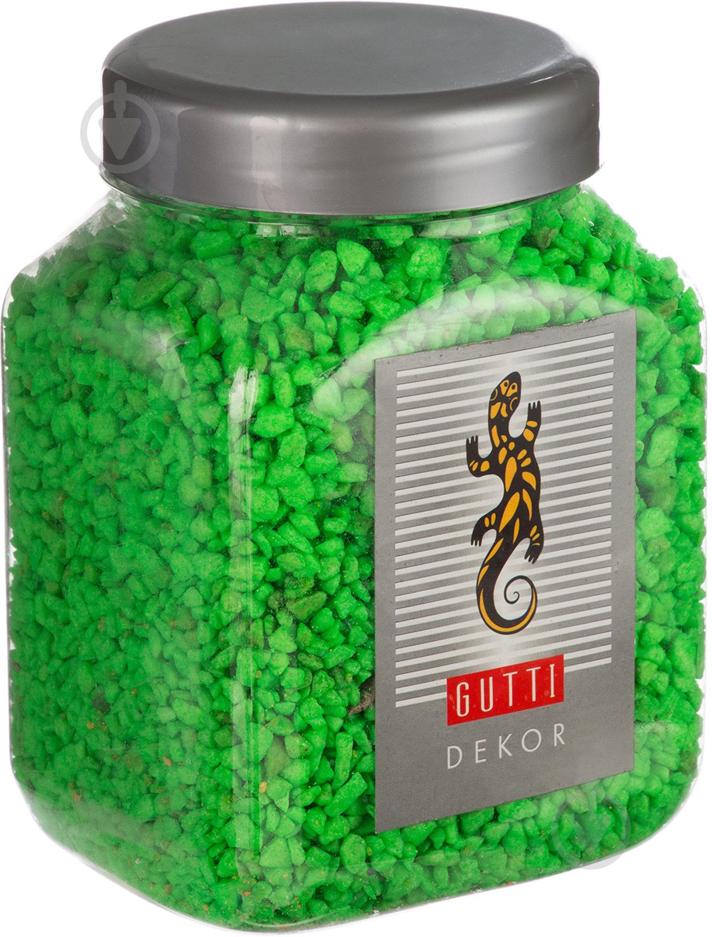 Песок декоративный Gutti Fluogreen 2.0-3.0 800 гр. - фото 1 Песок декоративный Gutti Fluogreen 2.0-3.0 800 гр. - фото 1