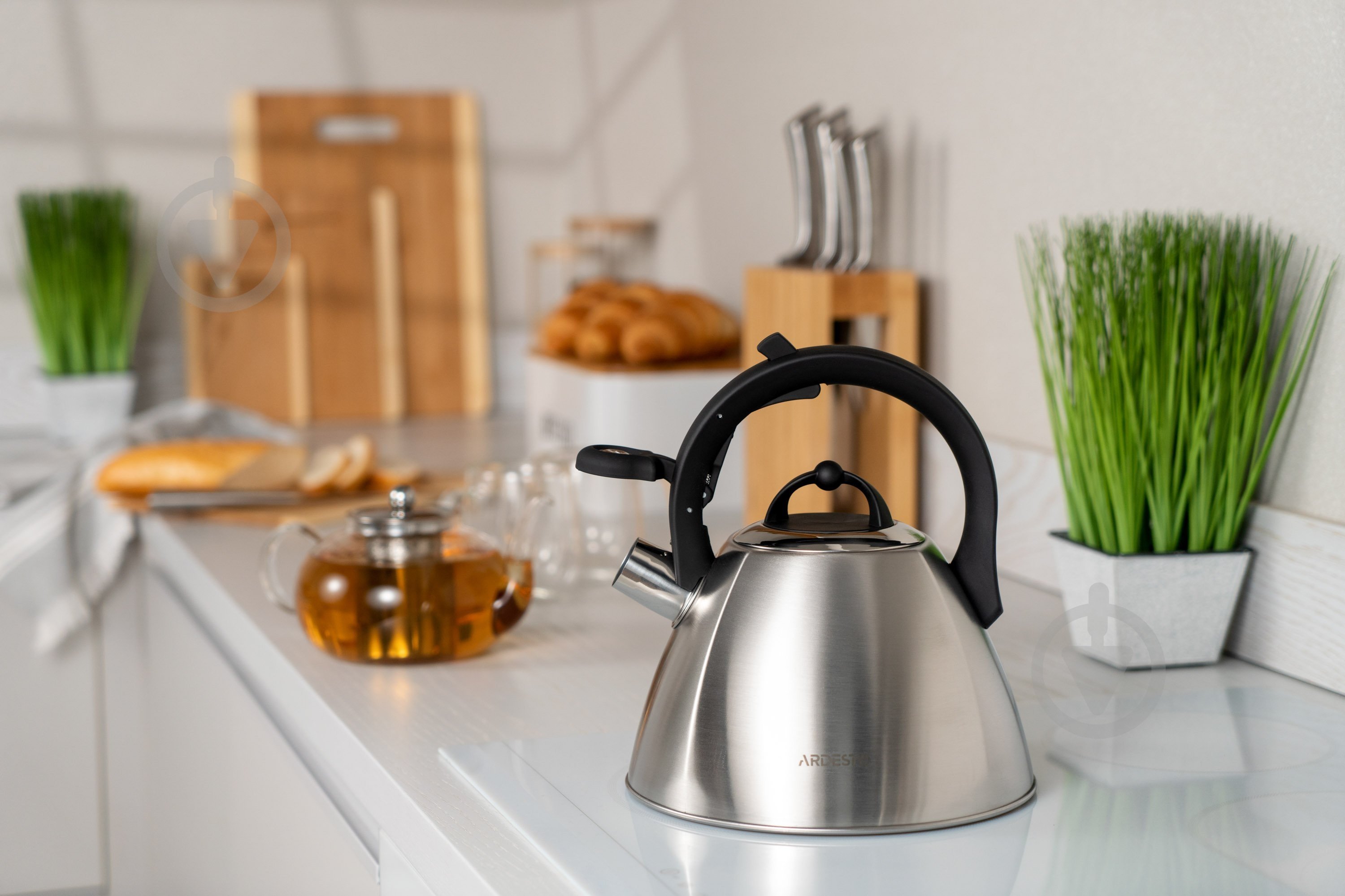 Чайник Ardesto Gemini AR1948KS 2,5 л серый - фото 7 Чайник Ardesto Gemini AR1948KS 2,5 л серый - фото 7