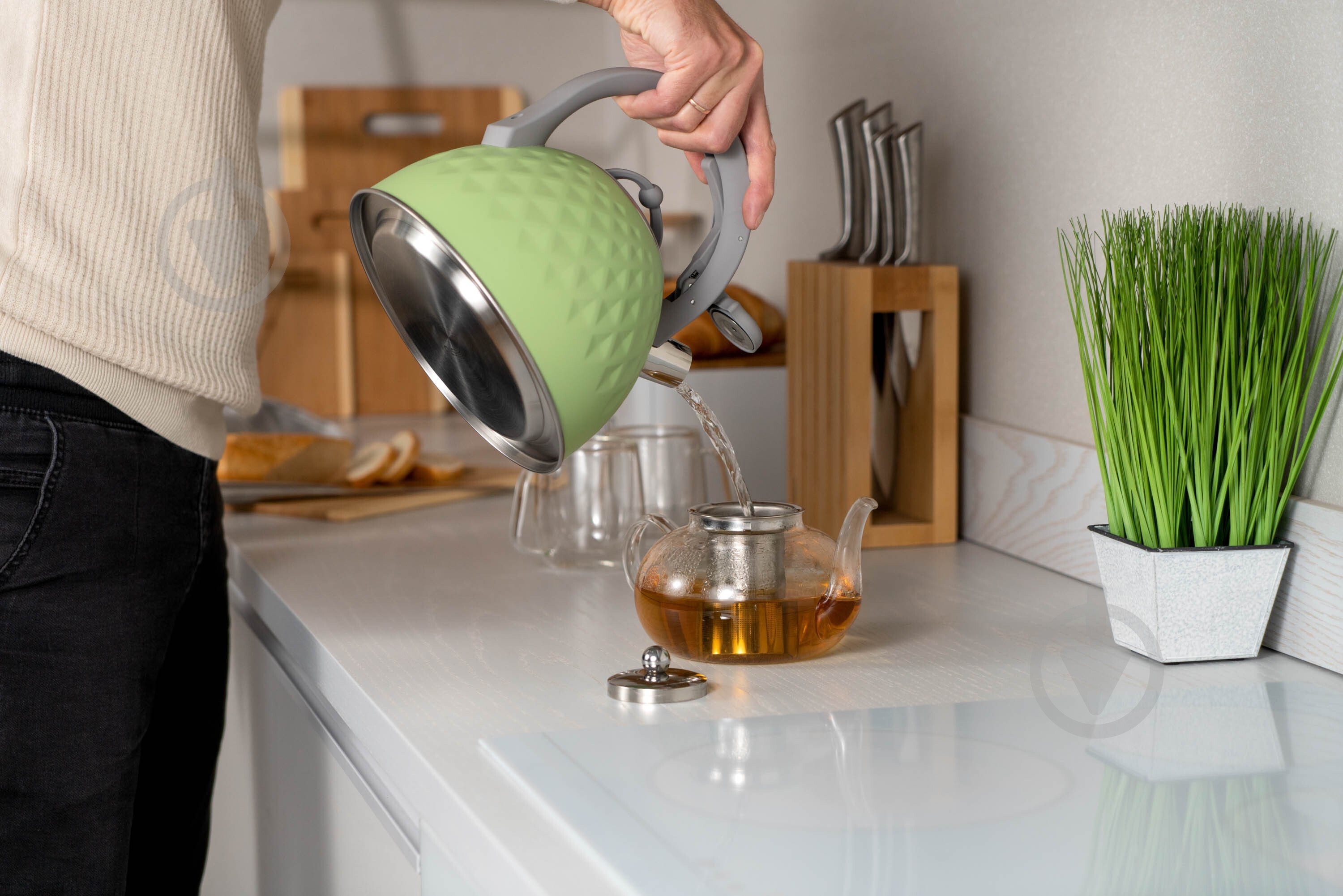 Чайник Ardesto Gemini 2,5 л зеленый - фото 7