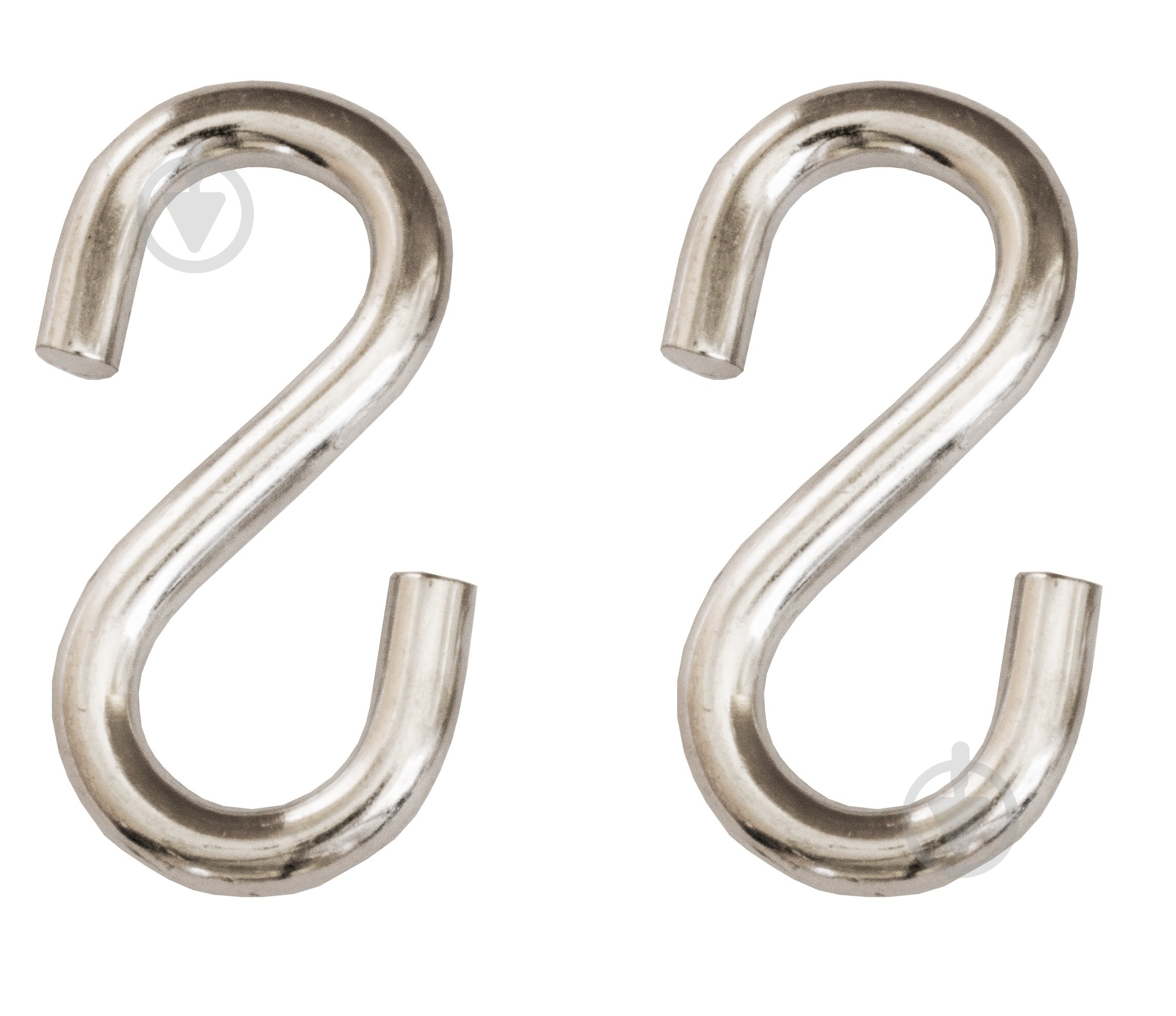 Крюк S-образный 6 мм 2 шт. 6 мм сталь 2 шт. - фото 1