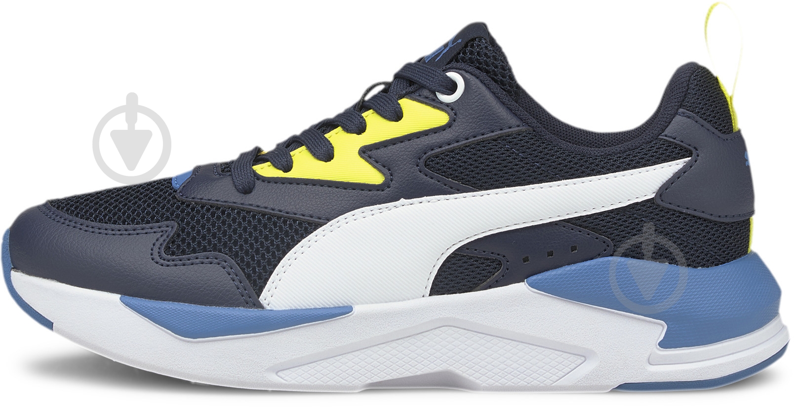 Кроссовки для мальчиков демисезонные Puma X-Ray Lite Jr 37439310 р.37,5 темно-синие - фото 1