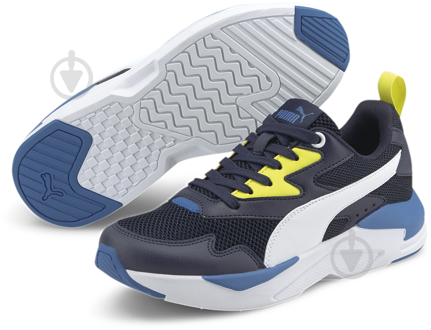 Кроссовки для мальчиков демисезонные Puma X-Ray Lite Jr 37439310 р.37,5 темно-синие - фото 2
