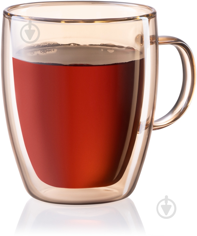 Набор чашек Ardesto с ручками и двойными стенками Golden Moon 270 мл 2 шт - фото 3 Набор чашек Ardesto с ручками и двойными стенками Golden Moon 270 мл 2 шт - фото 3