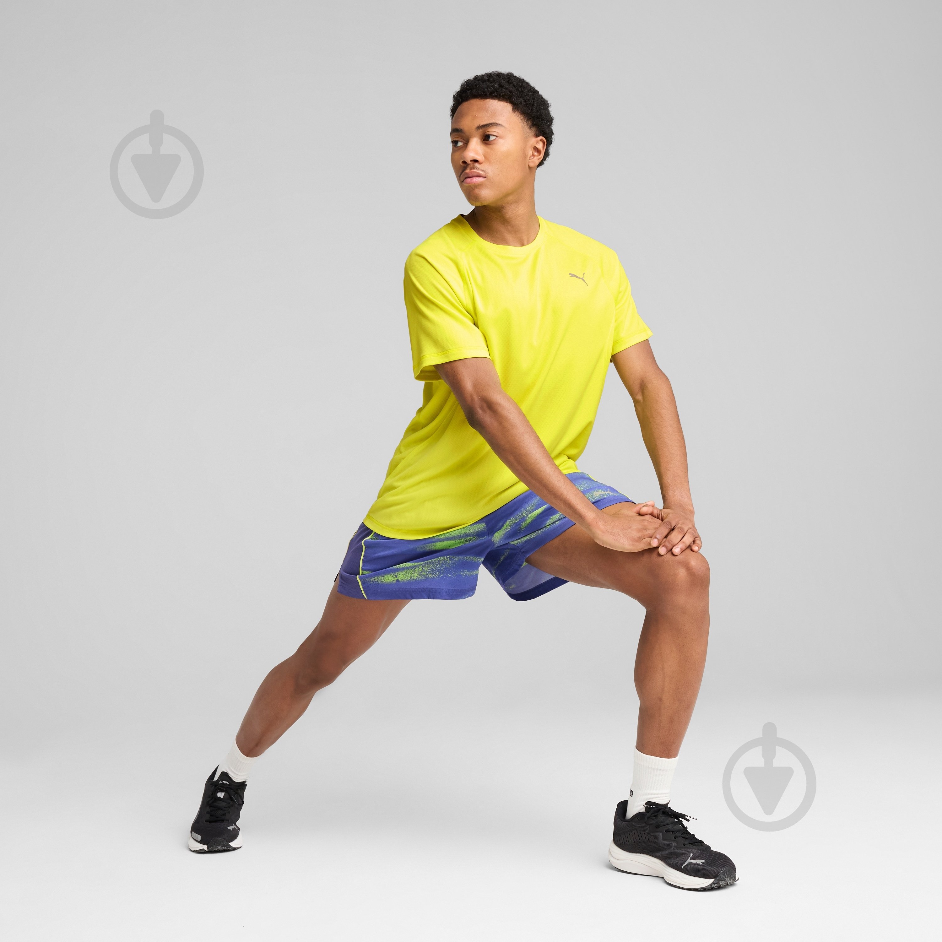 Футболка Puma M RUN VELOCITY TEE (POLY) 52660039 р.XL желтый - фото 5