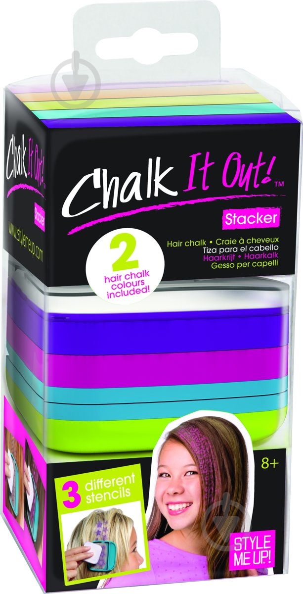 Детская краска-мел для волос Wooky Chalk It Out Stacker 01618 - фото 1