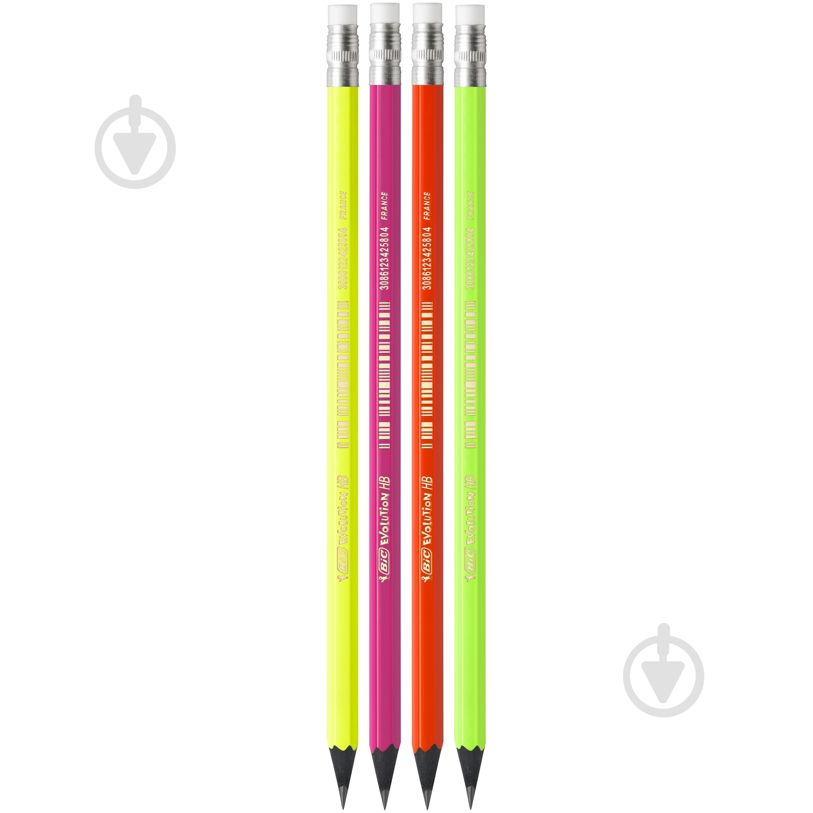 Карандаш чернографитный Evolution 4 шт. BIC - фото 2