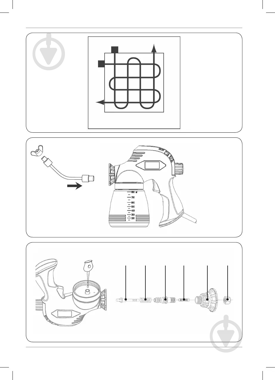 Краскораспылитель Ferm SGM1012 - фото 11