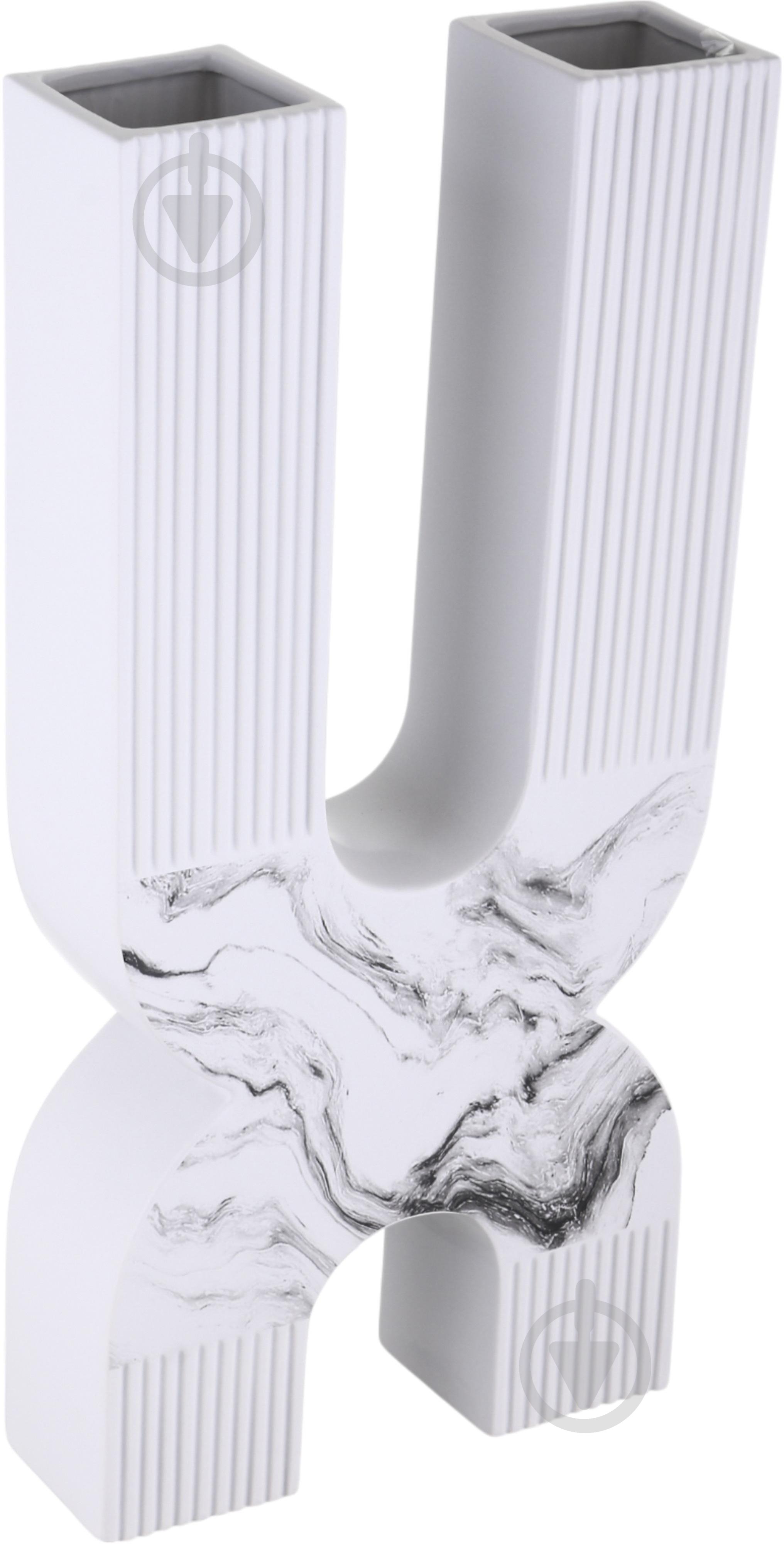 Ваза Inari Mueto 50 см белая K16236 - фото 1