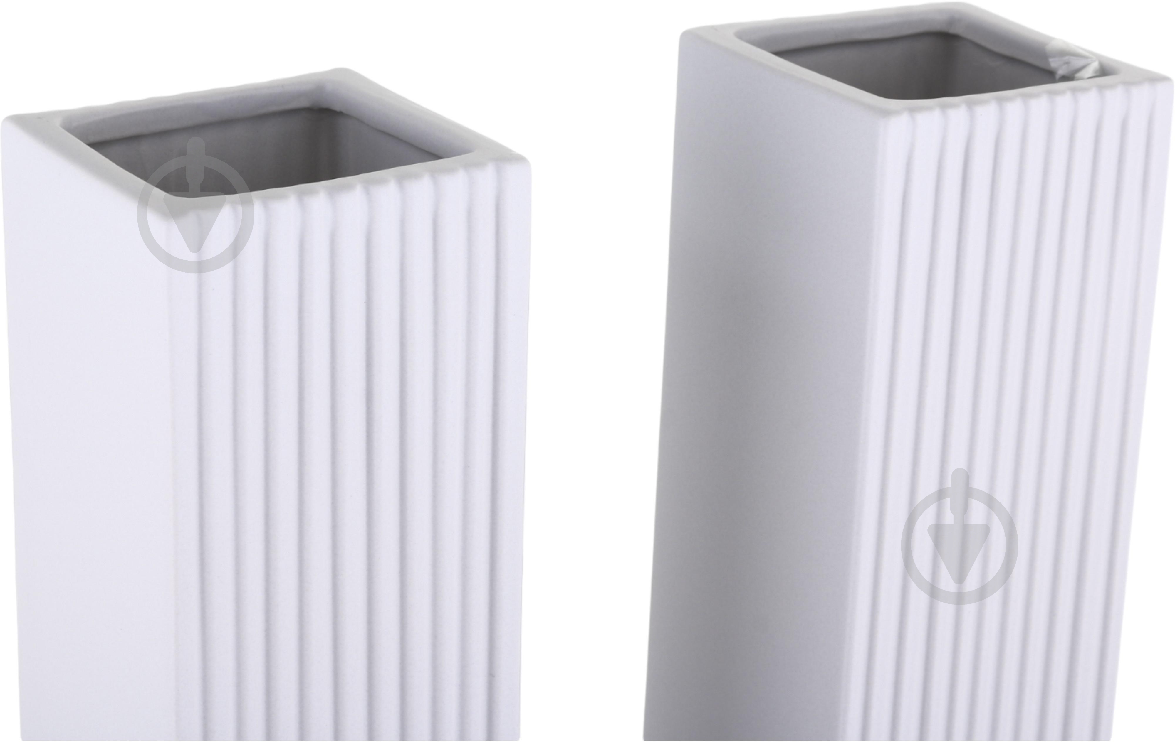 Ваза Inari Mueto 50 см белая K16236 - фото 4