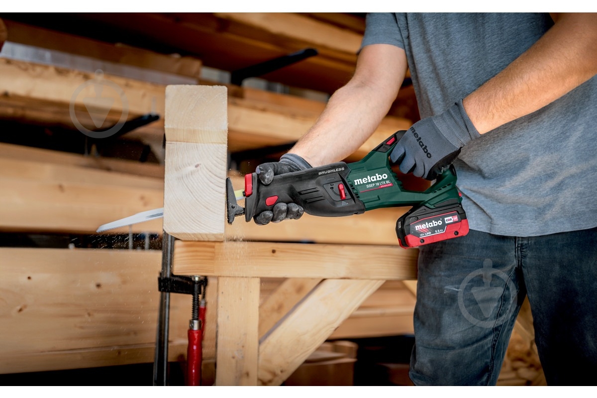 Пила шабельна Metabo SSEP 18 LT BL 601617840 - фото 4