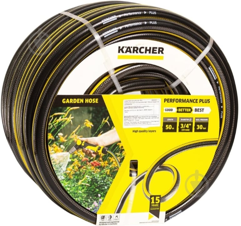 Садовый шланг Karcher Performance Plus 3/4 50 м - фото 1 Садовый шланг Karcher Performance Plus 3/4 50 м - фото 1