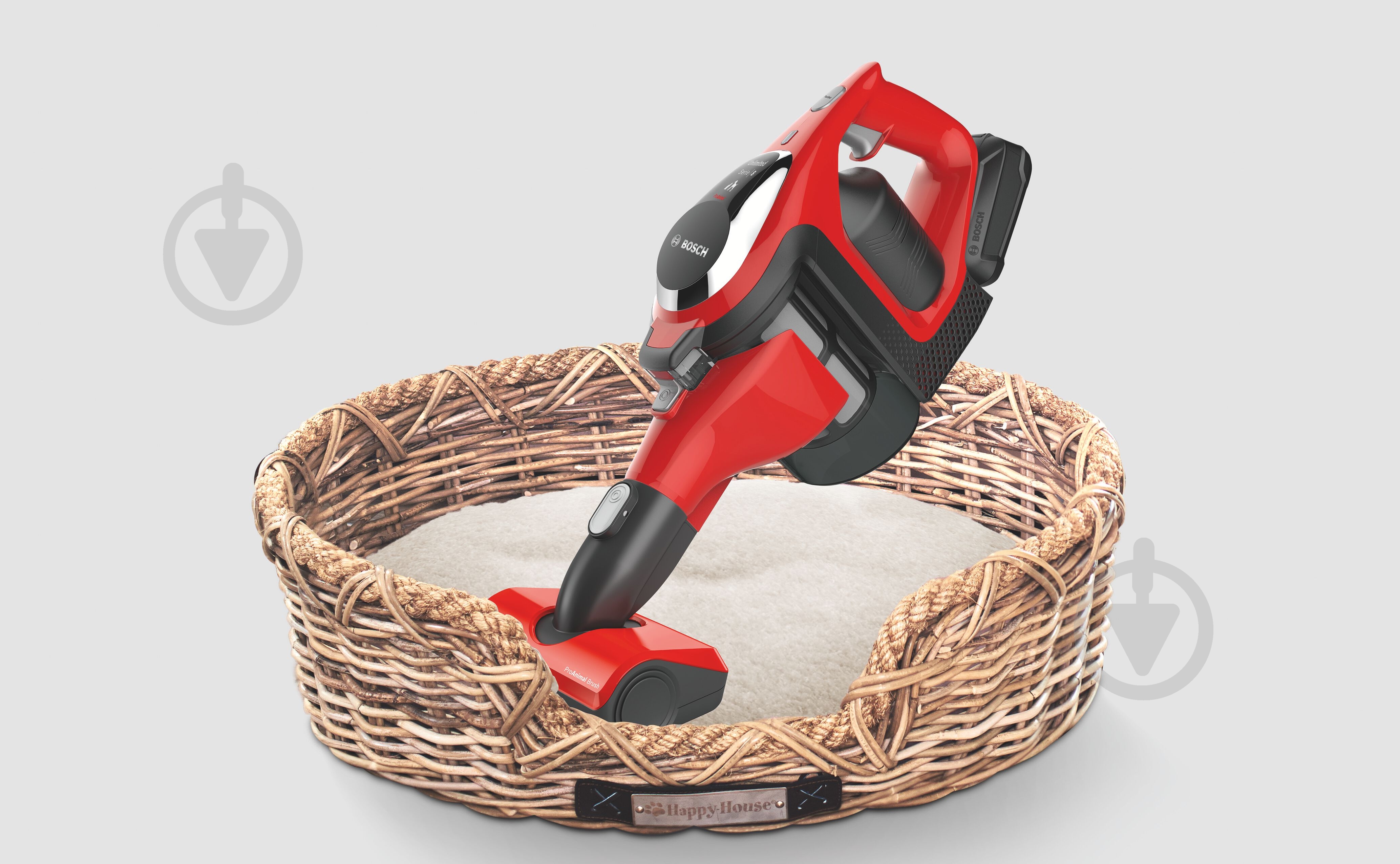 Пылесос аккумуляторный Bosch BBS81PET red - фото 3