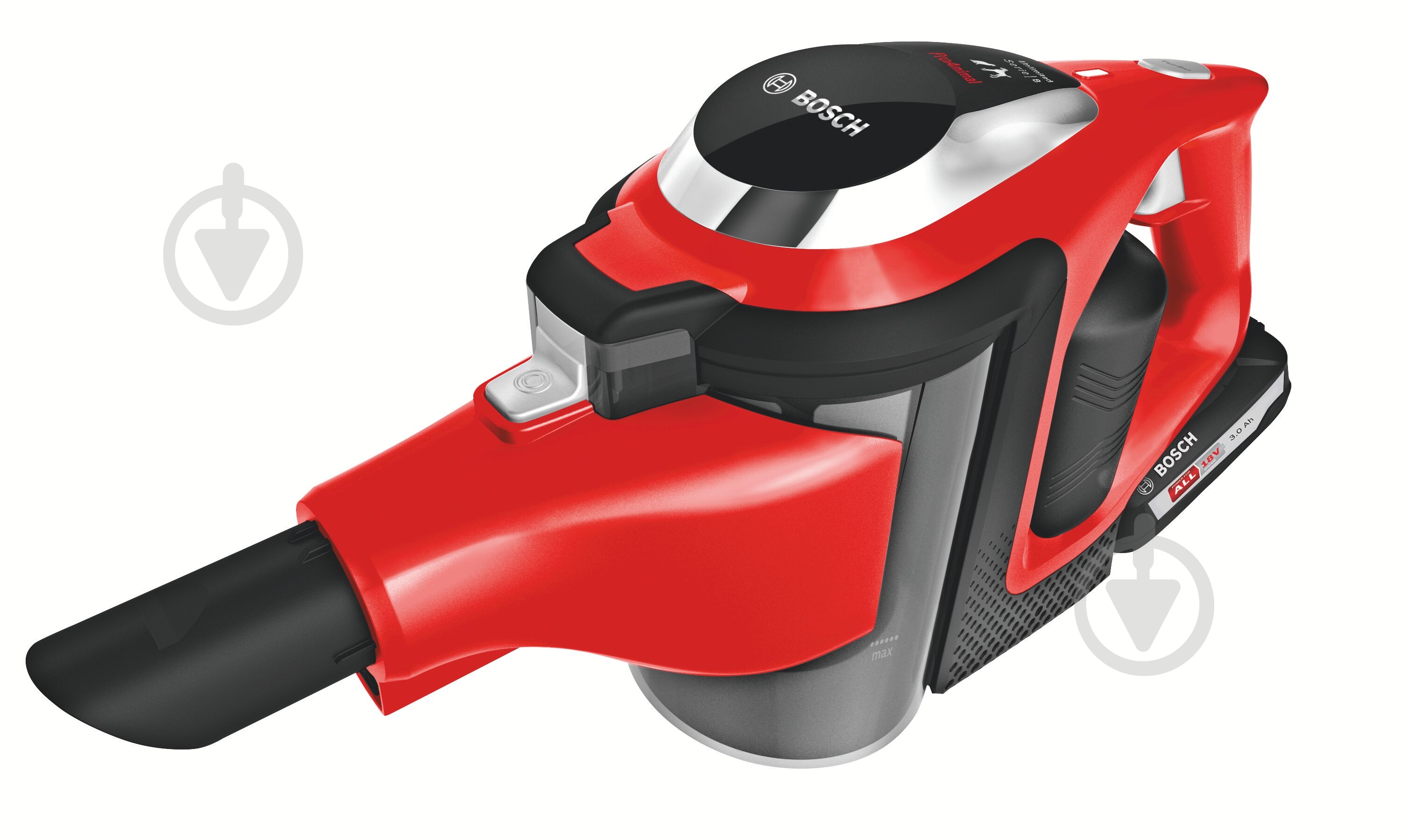 Пылесос аккумуляторный Bosch BBS81PET red - фото 10