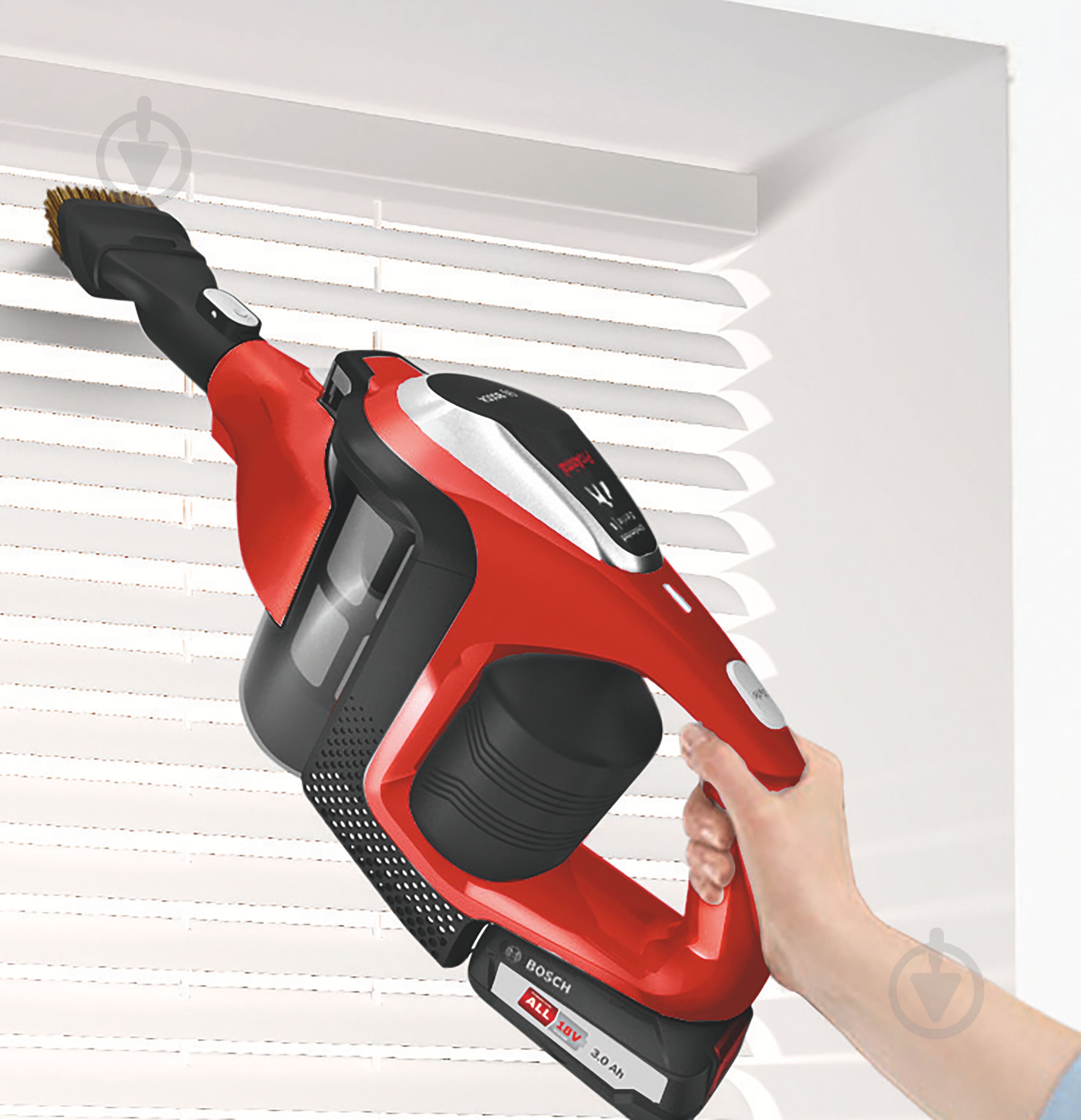 Пылесос аккумуляторный Bosch BBS81PET red - фото 6