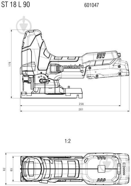 Електролобзик Metabo ST 18 L 90 601047840 - фото 6