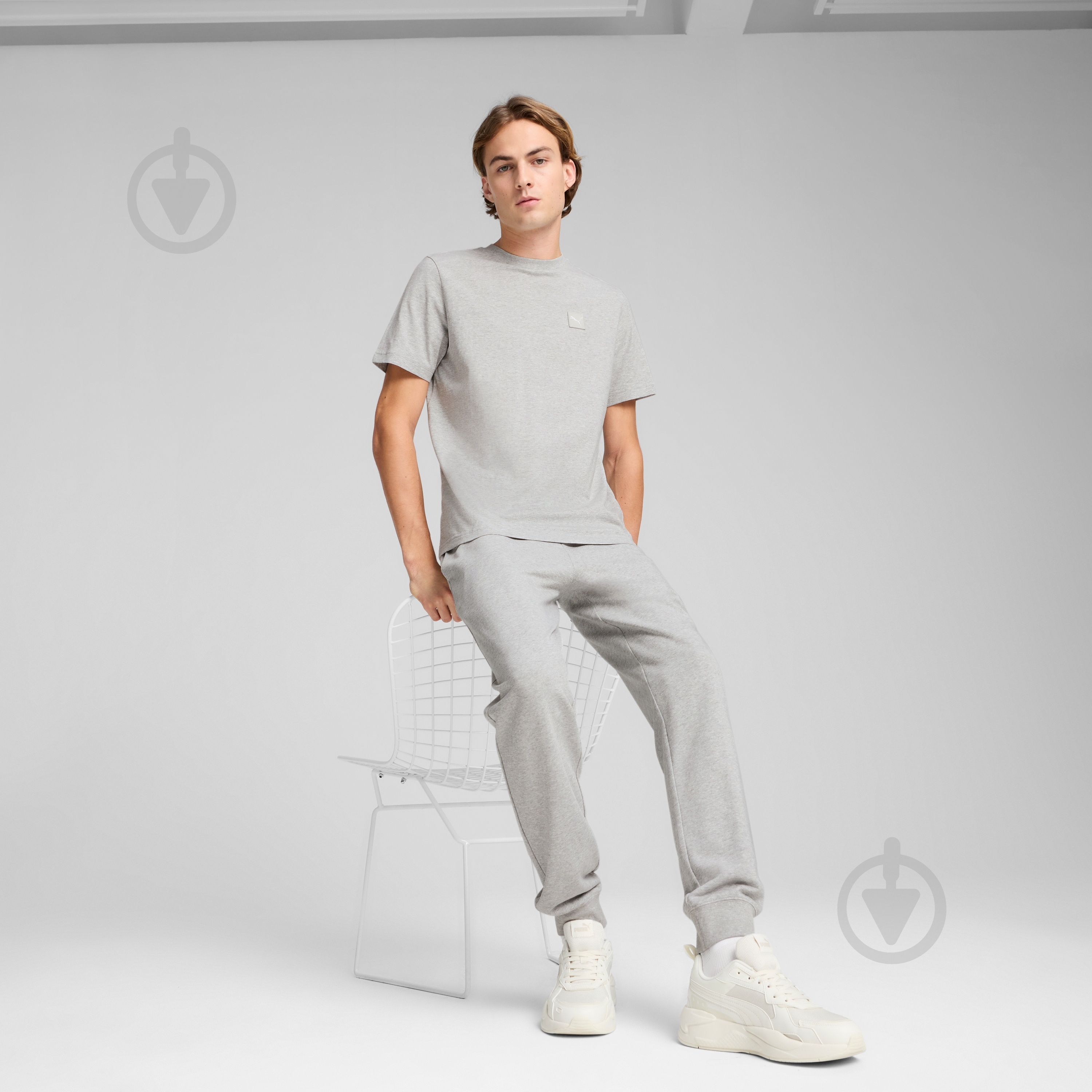 Футболка Puma ESS ELEVATED TEE 68472604 р.XL серый - фото 5 Футболка Puma ESS ELEVATED TEE 68472604 р.XL серый - фото 5