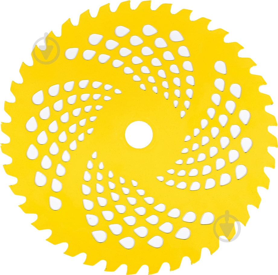 Ніж для мотокоси Vitals 40 зубців жовтий - фото 1 Ніж для мотокоси Vitals 40 зубців жовтий - фото 1