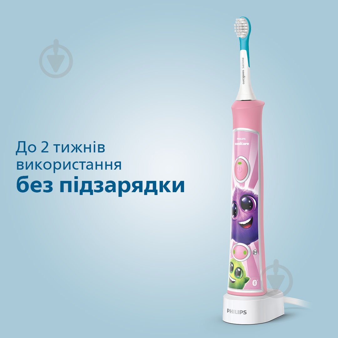Електрична зубна щітка Philips Sonicare For Kids HX6352/42 - фото 4