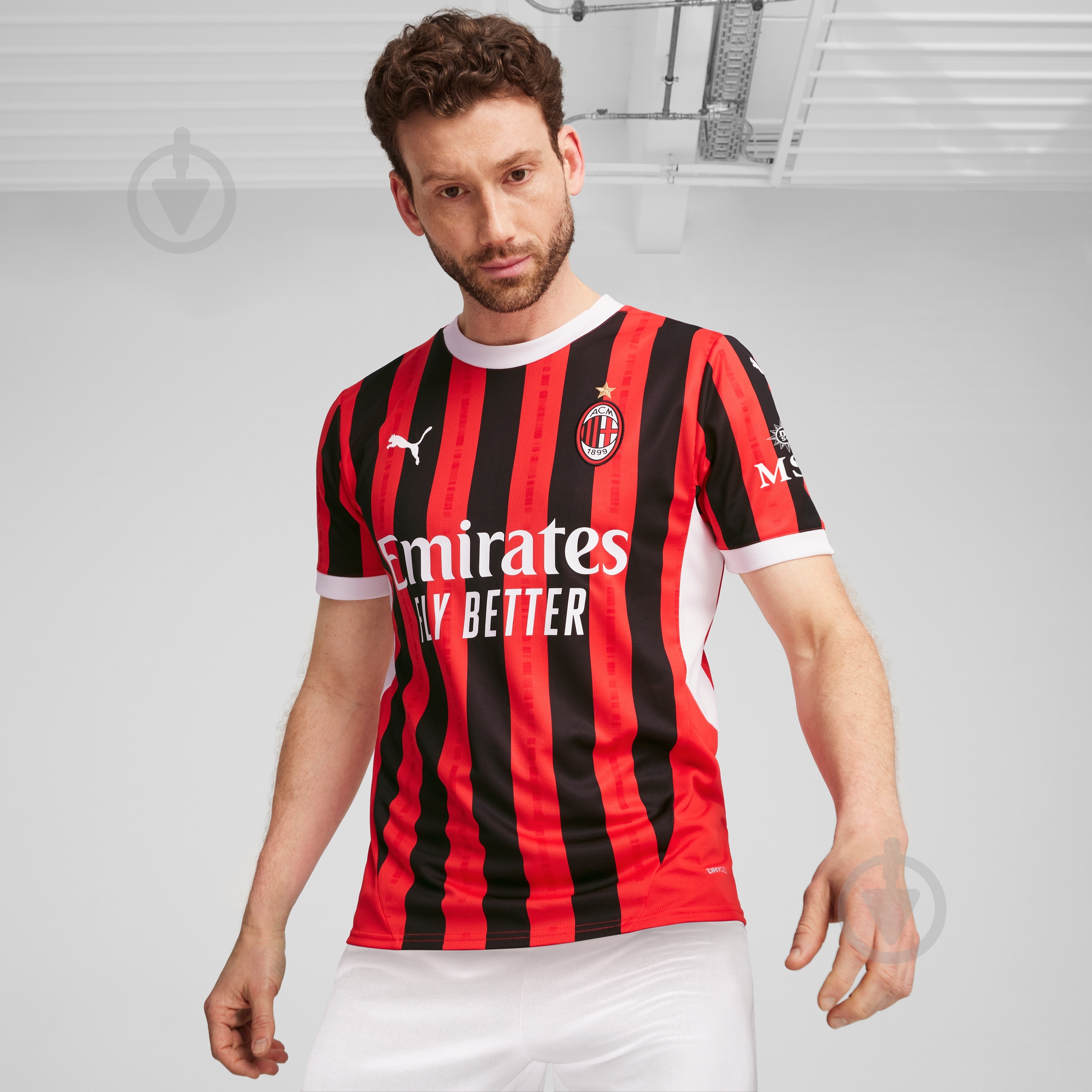 Футболка Puma ACM HOME JERSEY REPLICA 77497901 р.XL красный - фото 3