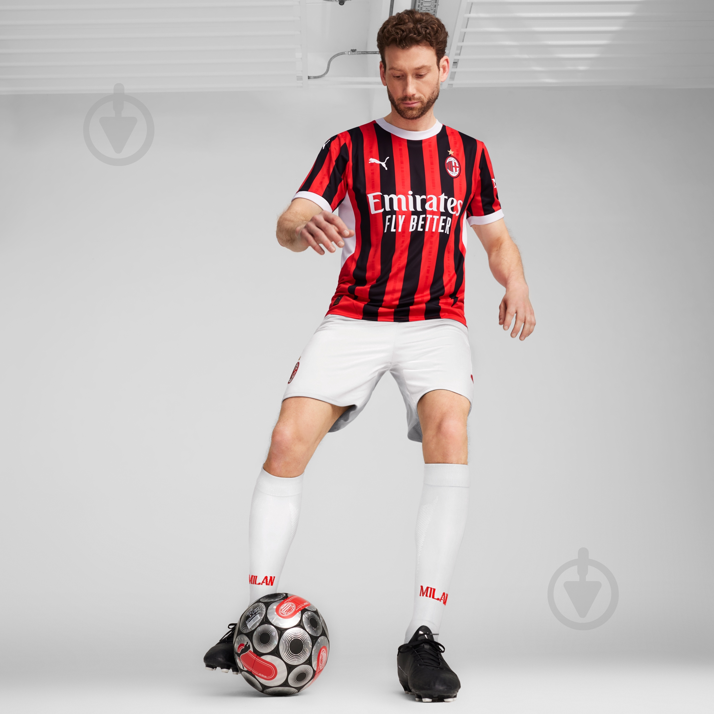 Футболка Puma ACM HOME JERSEY REPLICA 77497901 р.XL красный - фото 5