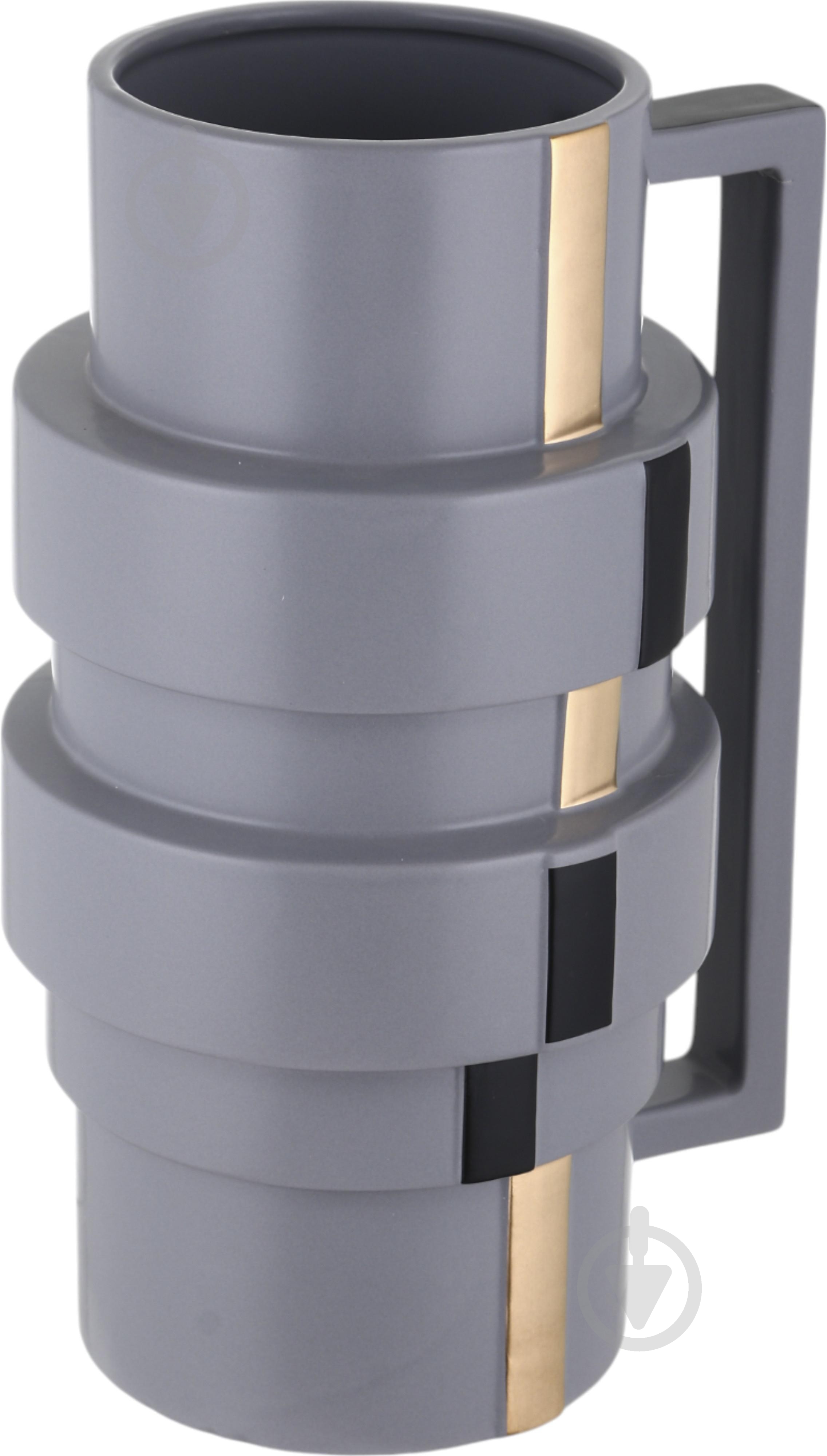 Ваза Inari Catalina 30,5 см серая K16722 - фото 1