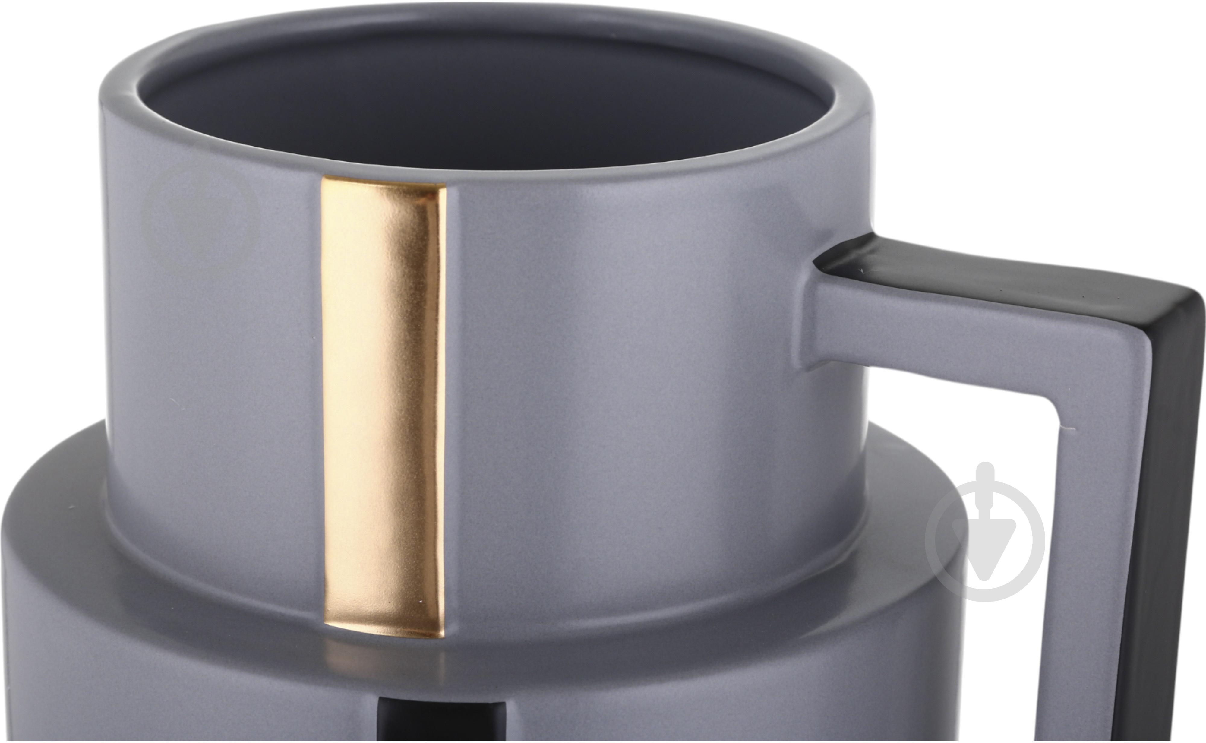 Ваза Inari Catalina 30,5 см серая K16722 - фото 5