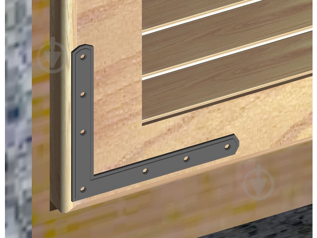 Уголок оконный Amig L-образне 220x220 мм 1 шт. порошковая краска - фото 4 Уголок оконный Amig L-образне 220x220 мм 1 шт. порошковая краска - фото 4