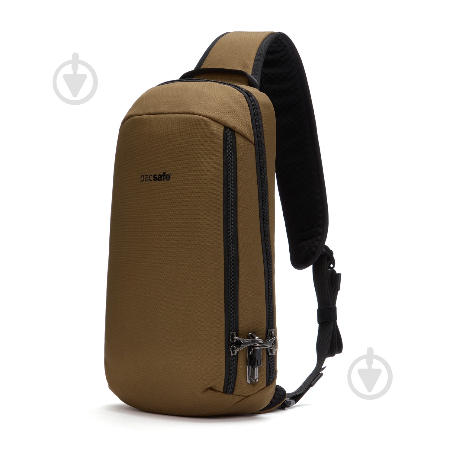 Сумка через плече Pacsafe Vibe 10 л коричневий - фото 1