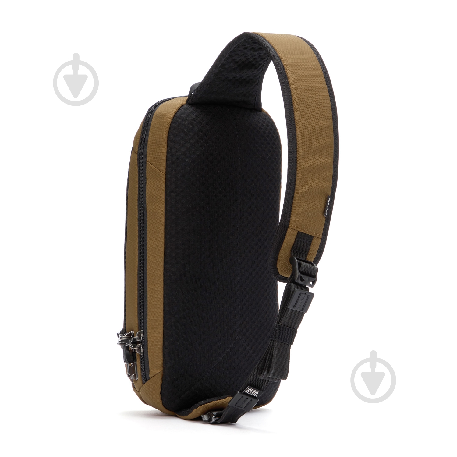 Сумка через плече Pacsafe Vibe 10 л коричневий - фото 3