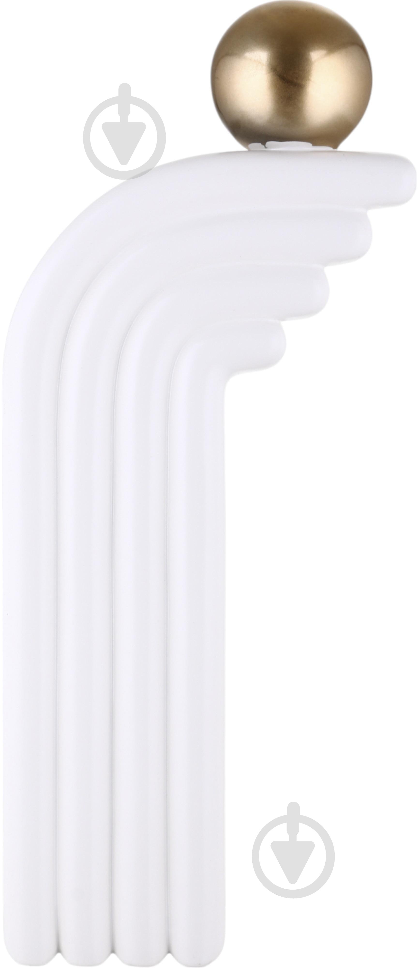 Ваза Inari Oito 54 см белая K17363 - фото 3